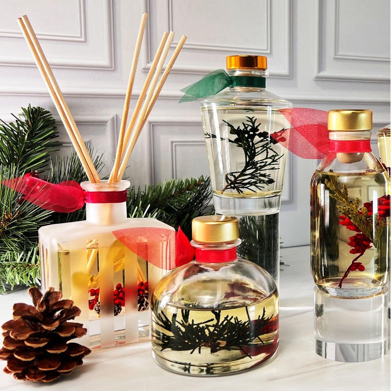 LOVSPA Reed Diffuser Set, PURIFY Rosewater Scented Oil Diffuser with Sticks, Home Fragrance Accessories for Bathroom Shelf Decor, Aroma Diffusers for Home or Office Desk, USA Made - Image 5